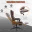 Chaise de bureau de massage à haut dossier avec vibration à 6 points