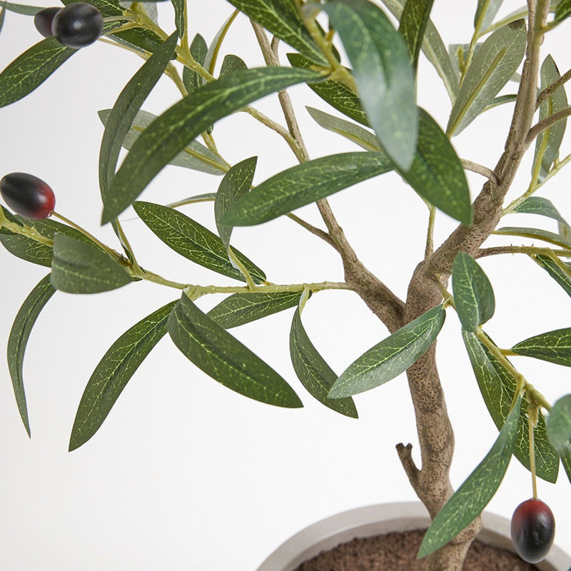 TREE OLIVE TOPIARY POT 34IN