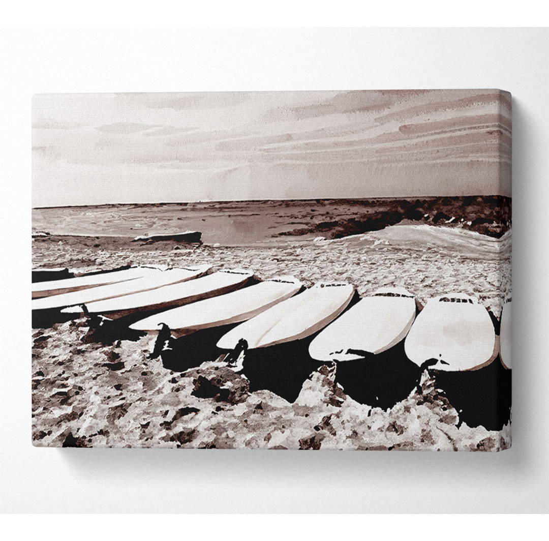 Surfers Pick - Kunstdrucke auf Leinwand - Wrapped Canvas