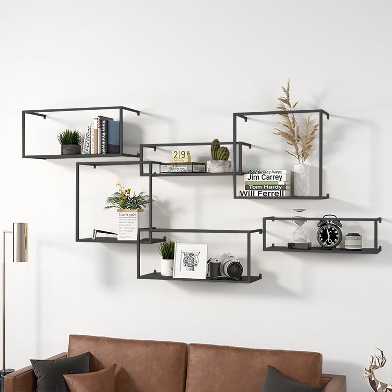 Étagère murale moderne 6 pièces