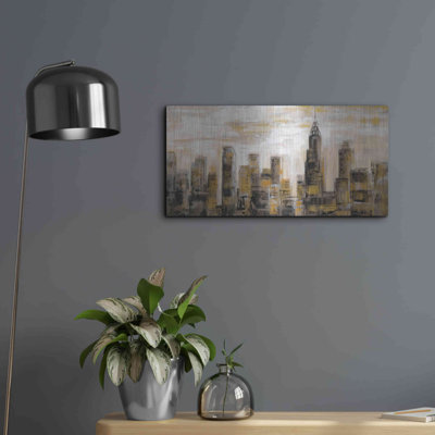 «Manhattan Skyline» par Silvia Vassileva, art mural en métal