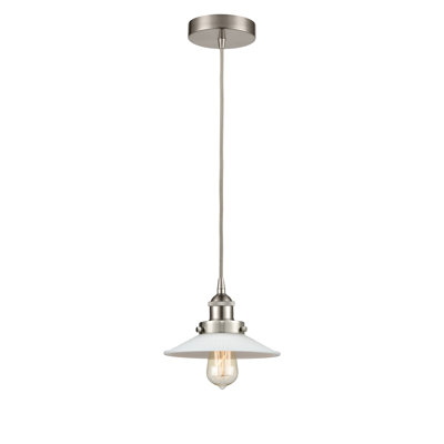 Luminaire suspendu conique à 1 lumière Cahaba