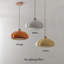 Dôme coloré - Lampes suspendues en forme de dôme avec accents en bois-362259904