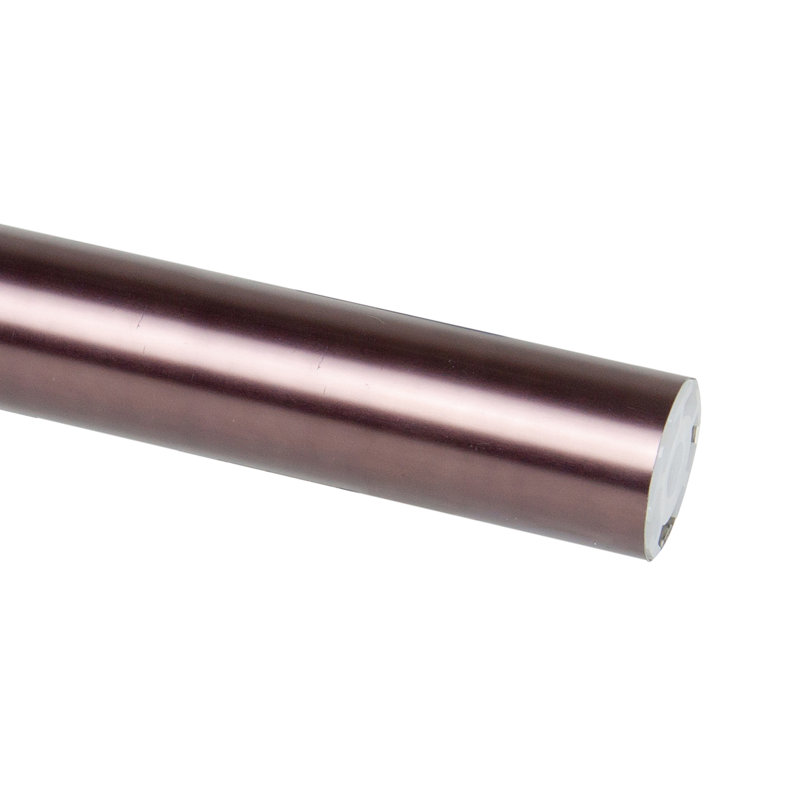 96'' Overall Width Single Curtain Rod, Bronze