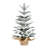 Flocked Tabletop Christmas Tree with PE Tips