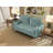 Johnnathon 58" Velvet Round Arm Sofa Loveseat-2115822274