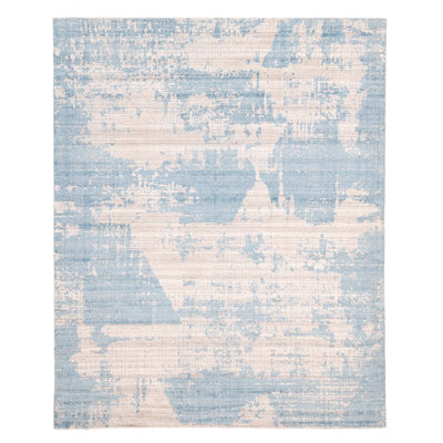 Tapis bleu ciel Elysian 8 pi 1 po x 9 pi 10 po