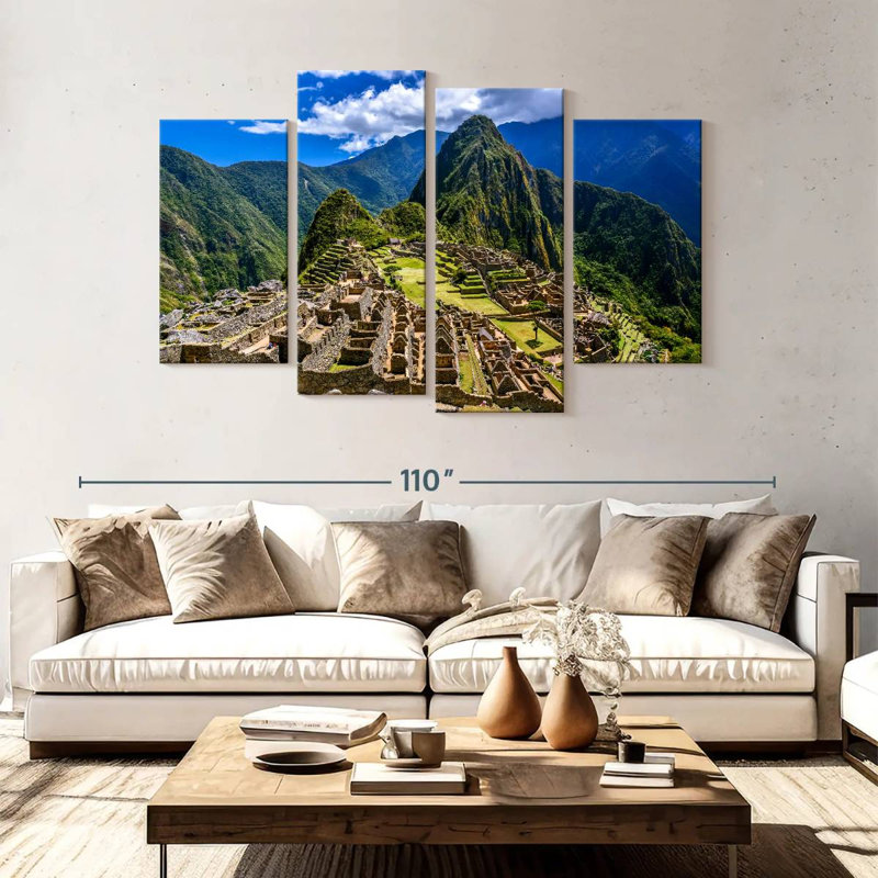 Remains Of Machu Picchu, 54" H x 84" W