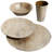 Gibson Home Woodlands 16 Piece Melamine Dinnerware Set, Service for 4