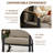 3 Pieces Outdoor Patio Furniture Conversation Set With 2 Metal Rocker Chairs-562727029