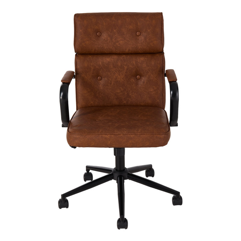 Office Chair, Brown, Black