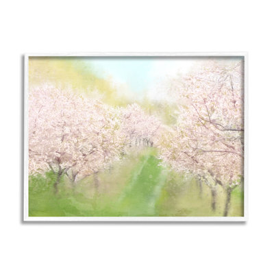 Art texturé à la giclée sur pétales roses printaniers par Kim Allen