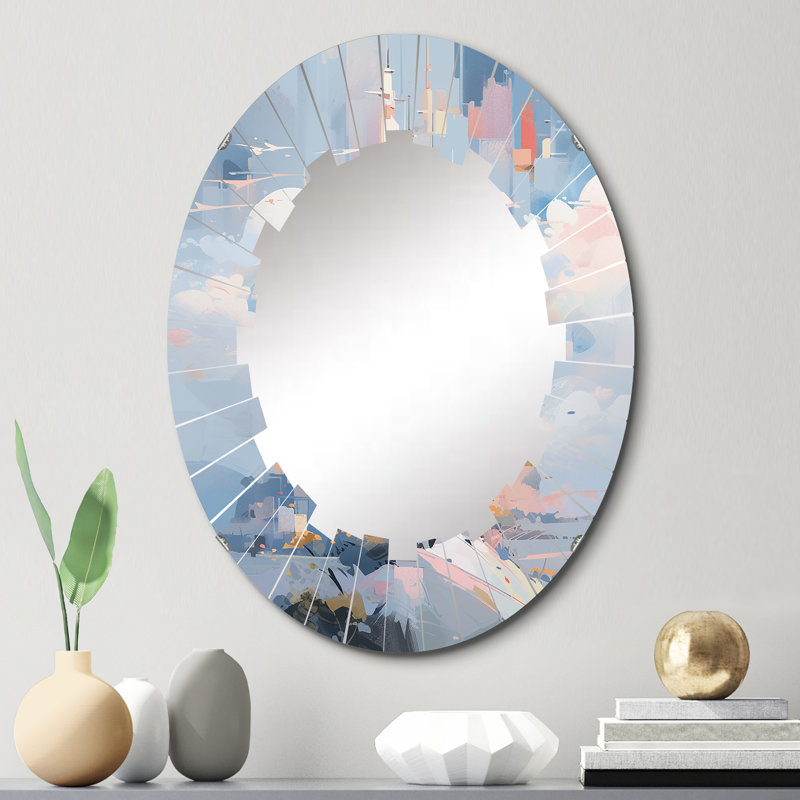 Araline Oval Mirror, 30" x 20"