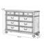 Armoire d'appoint en noyer massif