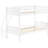 Twin/Full Bunk Bed In White - Creates A Functional Bedroom Environment Practical