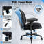 Chaise de bureau ergonomique robuste avec accoudoirs réglables