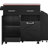 Kitchen Island, Drop Leaf, 2 Deep Drawers, Storage Cabinets, 3 Rack Shelving-1386623910