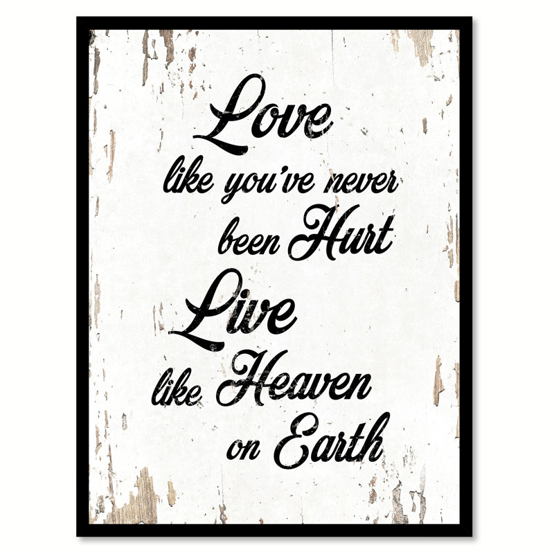 " Love Like You ", 37" H x 28" W x 1.2" D