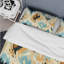 Ensemble de housse de couette Ikat Serenity - jaune et bleu naturel-2137355188