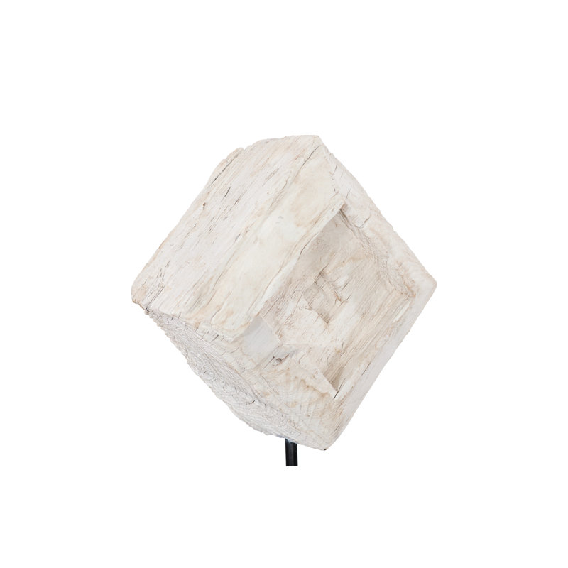 Eroded Wood Block on Stand