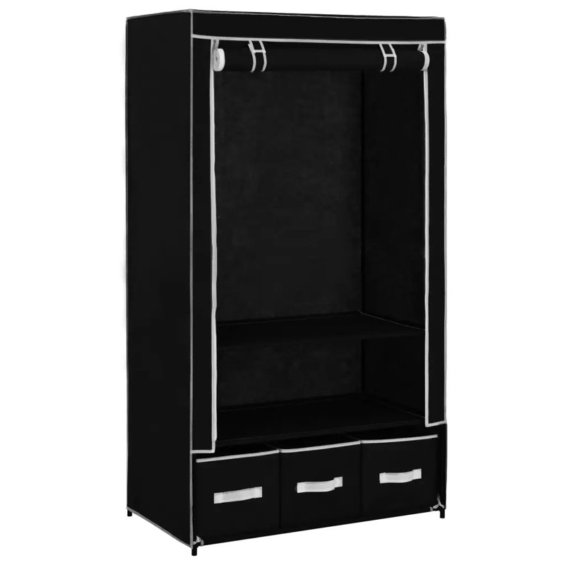 Alrik 87cm Adjustable, Black