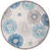 Tapis beige / bleu Kellems
