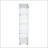 Modern LED Strip Light Two Door Glass Display Cabinet With 4 Shelves, White, Perfect For Showcasing And Storage-1083465696