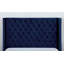 Lit moderne tapissier en tissu d'ameublement capitonné de style grand lit 1pc-615982051