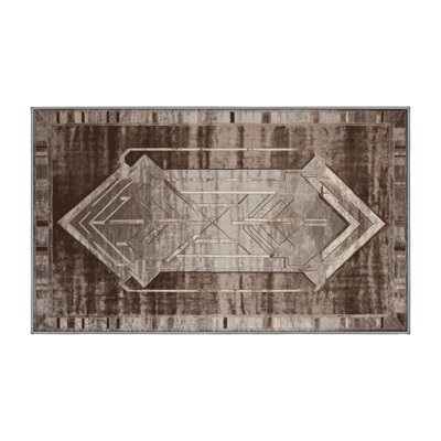 Tapis gris lavable à la machine