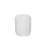 Rustic White 22" x 26" Accent Table with Geometric Octagonal Design-872064470