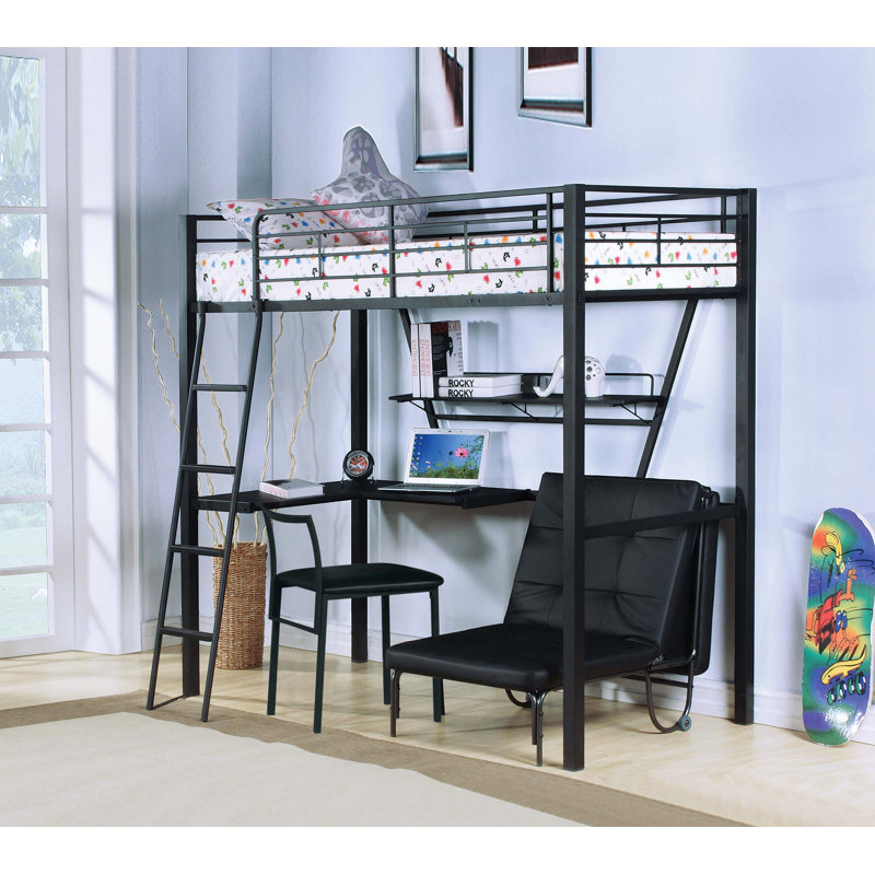 Senon Loft Bed W/Desk