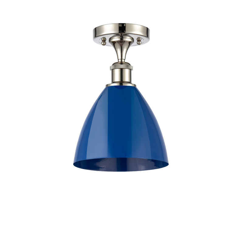 Semi encastrement, Bleu, Nickel poli
