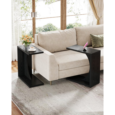 Heikki Manufactured Wood C-Shaped End Tables