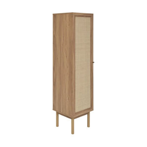 Classe 15" W x 60" H x 15" D Linen Cabinet in Oak