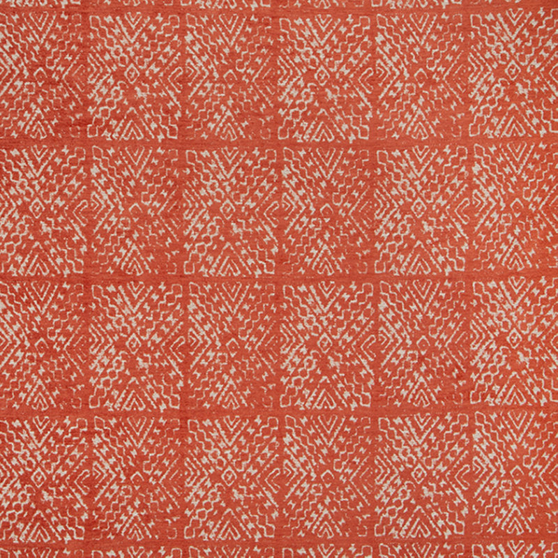 Tissu Los Diamantes de couleur Festival, Tomate