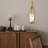 Olney 1-Light Farmhouse Kitchen Pendant Light with Glass Shade