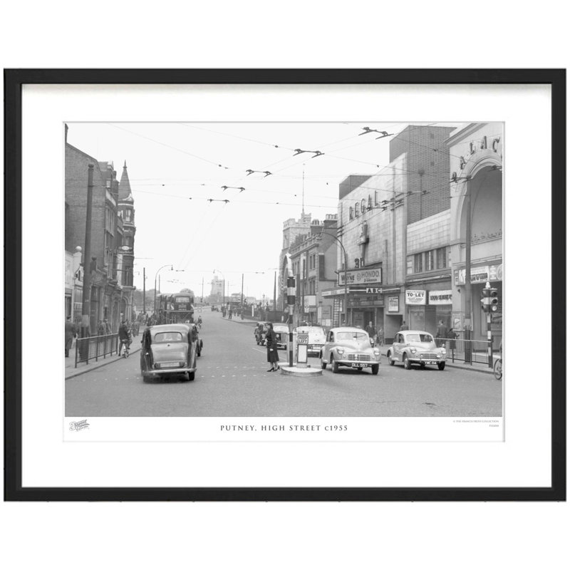 Putney, High Street C1955 by Francis Frith - Single Picture Frame Print, 28cm H x 36cm W x 2.3cm D
