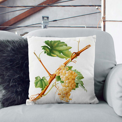Vermentino Grapes by Giorgio Gallesio Cushion with Filling