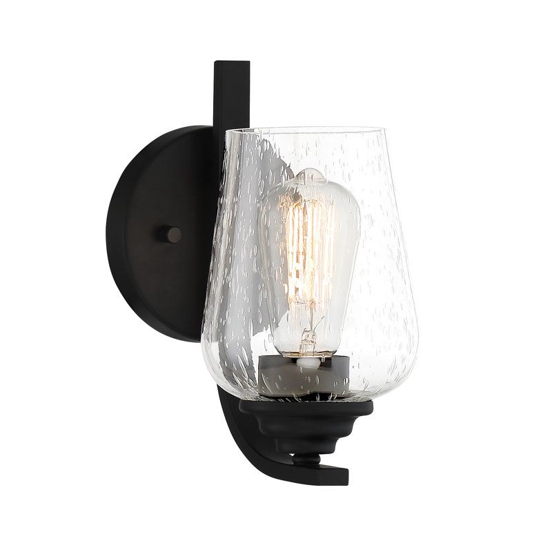 Éclairage pour meuble-lavabo Breakwater Bay Daughtrey, Charbon, Transparent