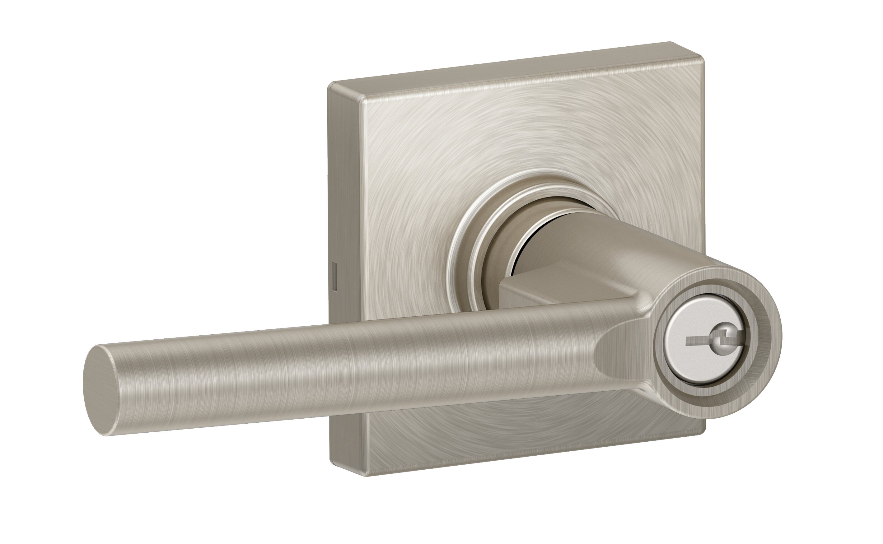 Schlage Broadway Lever with Greenwich trim Hall & Closet Lock