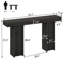 Canapé 54 po à console étroite avec rangement dissimulé au dos-974246485