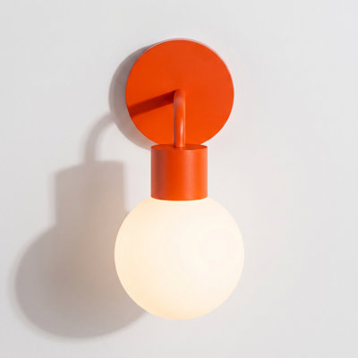 Applique murale sans outils, applique murale rechargeable, éclairage chaud Vermillion Red Poplight