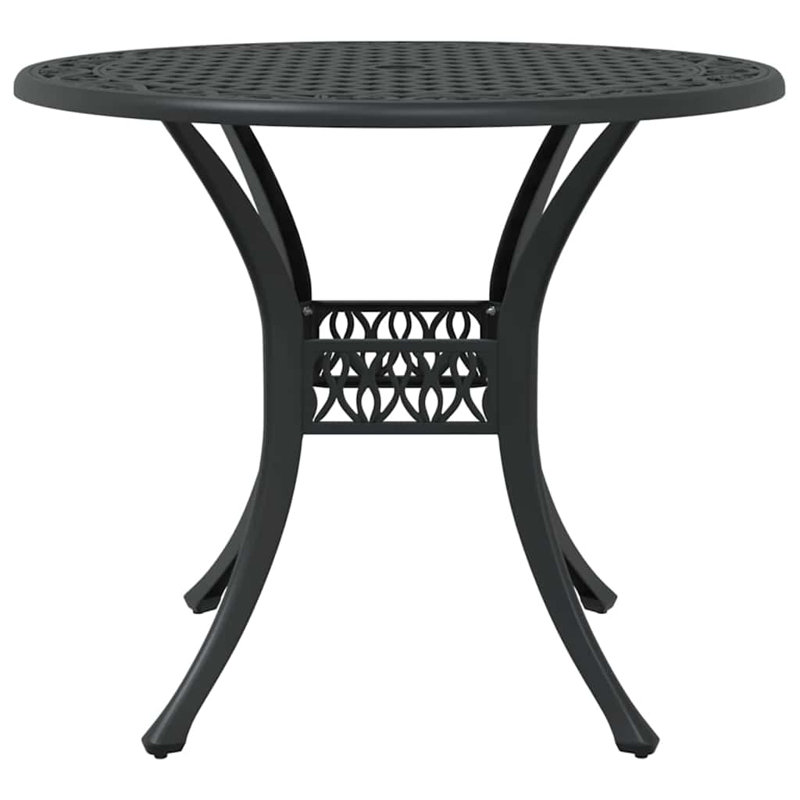4 - Person Patio Dining Set with Square Table, Black