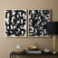 «Graffiti Tangle I», reproduction encadrée de qualité supérieure - prête à être accrochée - aucun clou requis - aucun clou requis-719234036-719234039