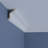 Endurathane Rayne Crown Moulding, 3 1/2"H x 2 5/8"P x 4 1/2"F x 96"L, Factory Primed