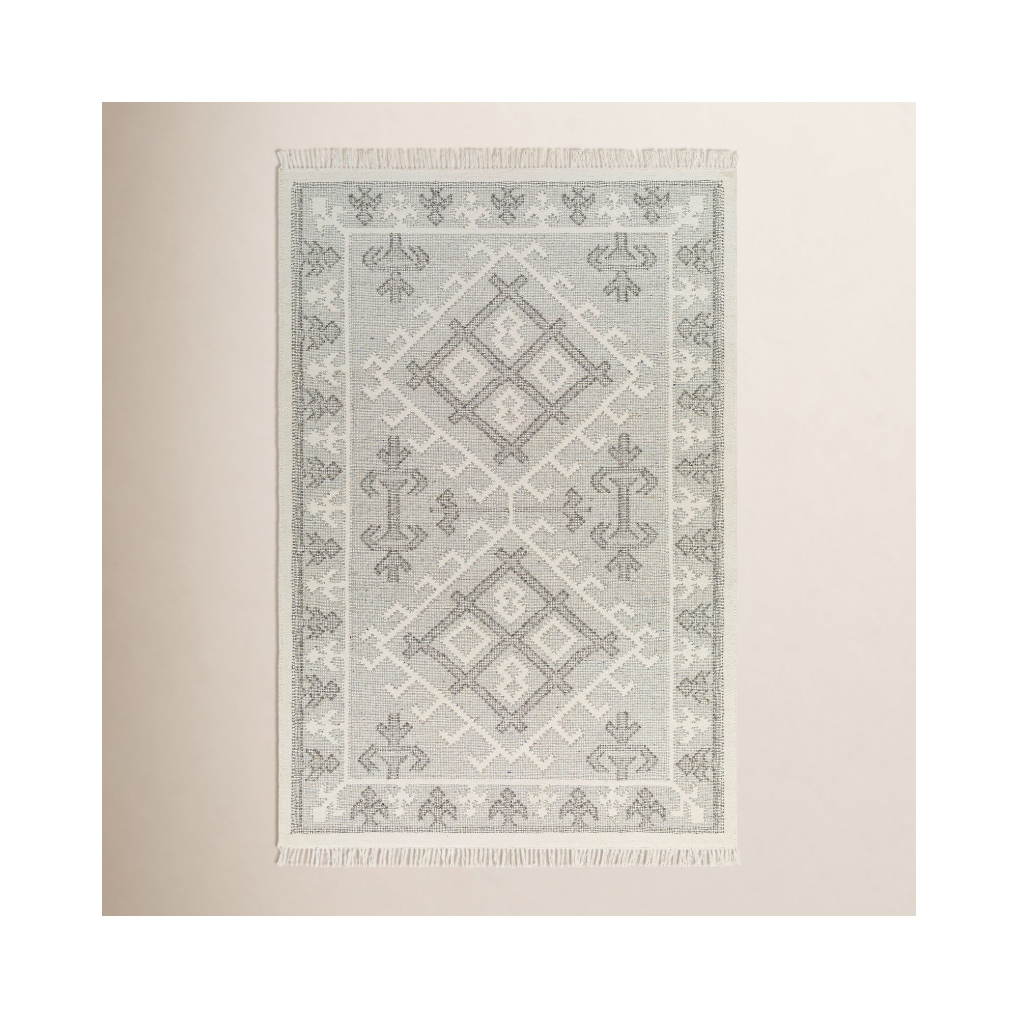 Saber Handmade Wool Rug, Rectangle 9' x 12'