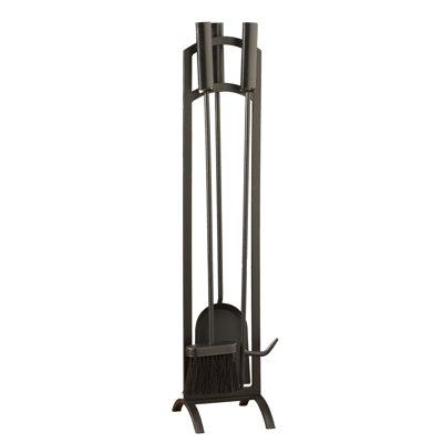 Basic 4 Piece Steel Fireplace Tool Set