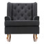 Chaise berçante capitonnée en tissu-63161924