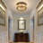 Kaleyah Crystal LED Semi Flush Mount