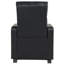 Cinéma maison rembourré 4 places avec console Wedge Warren